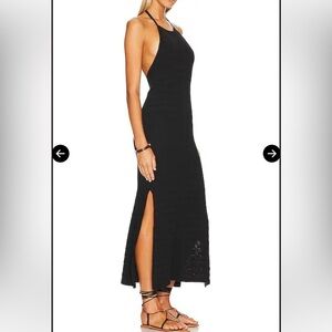 Spell Gypsy XL Halter Knit Backless Maxi Dress